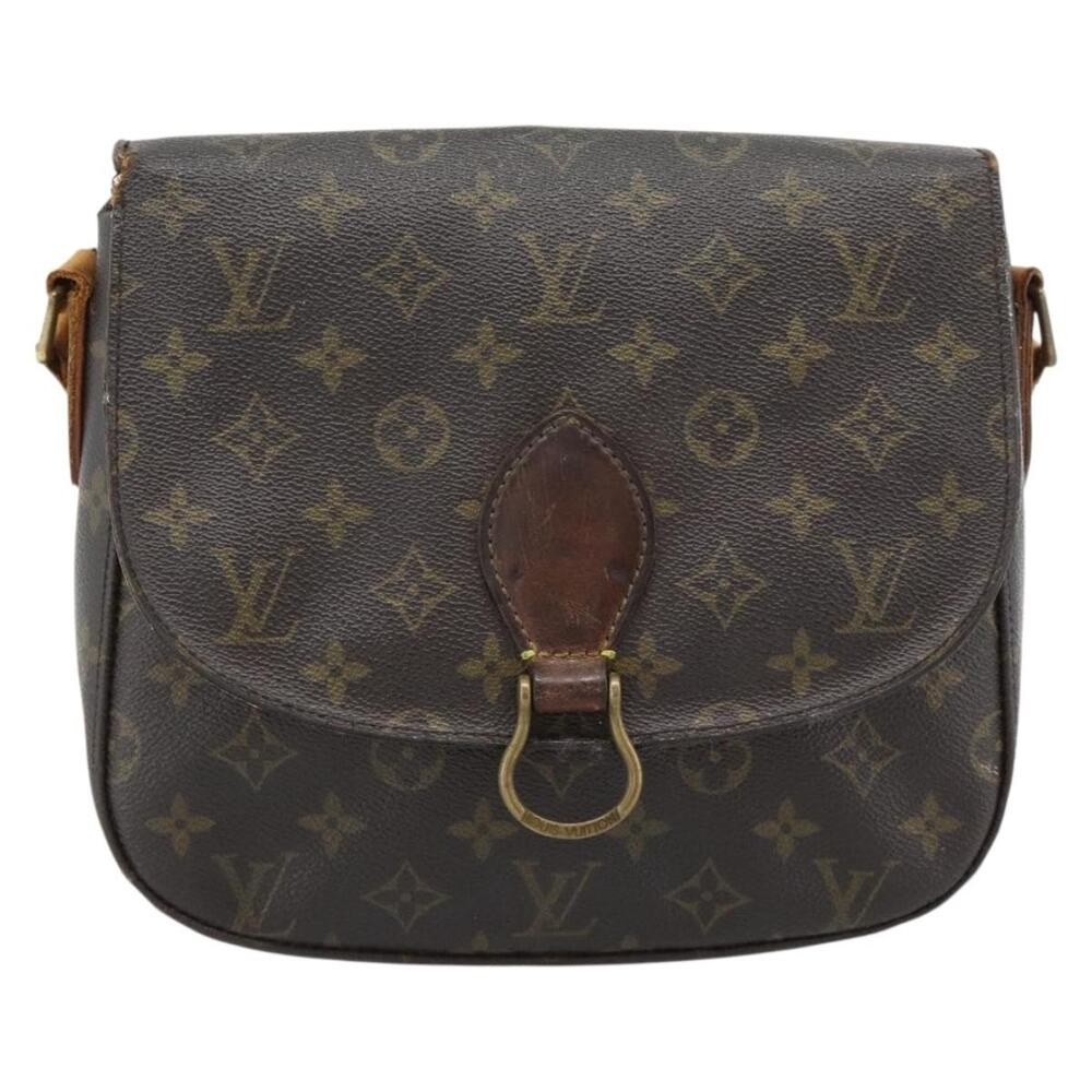 Louis Vuitton Monogram Saint Cloud GM Shoulder Bag Brown